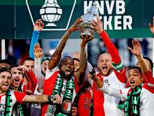Tiental Feyenoord knokt zich naar zege op NEC en wint tumultueuze finale KNVB-beker