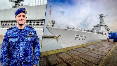 Bemanning van fregat Louise-Marie vertrekt voor “enkele maanden” naar gevaarlijke Midden-Oosten: “Het is met een bang hartje dat ik hem laat gaan”