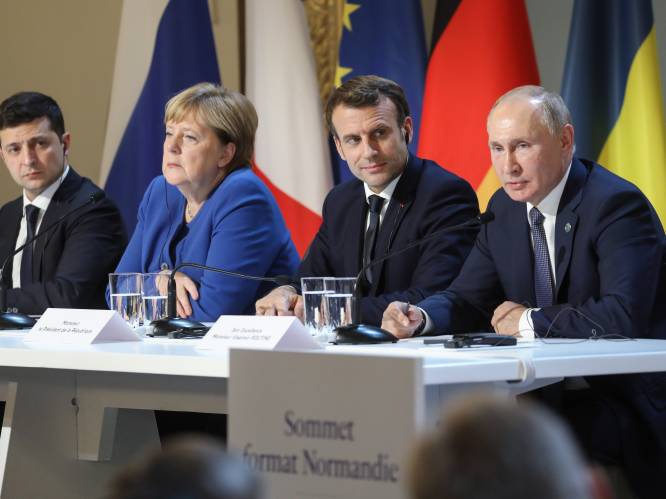 Poetin en Zelenski komen tot akkoord over staakt-het-vuren in oosten van Oekraïne