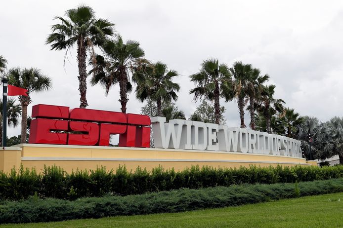 De ingang van ESPN's Wide World of Sports bij Walt Disney World.