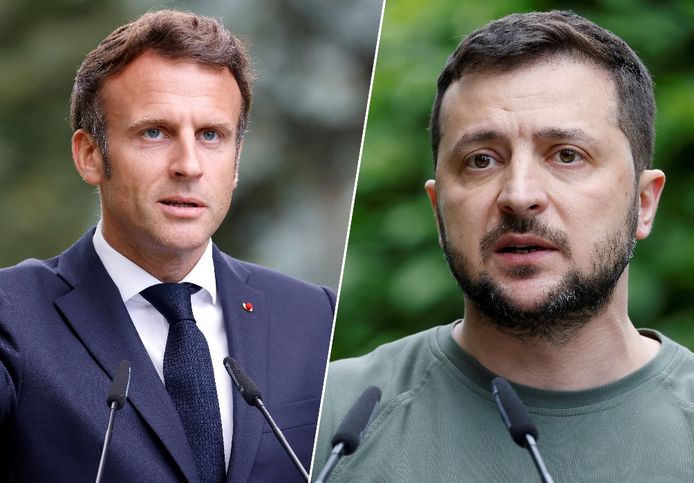Macron et Zelensky