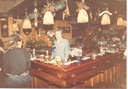 Sfeerbeeld in café De Blauwe Sluis in de jaren '70.