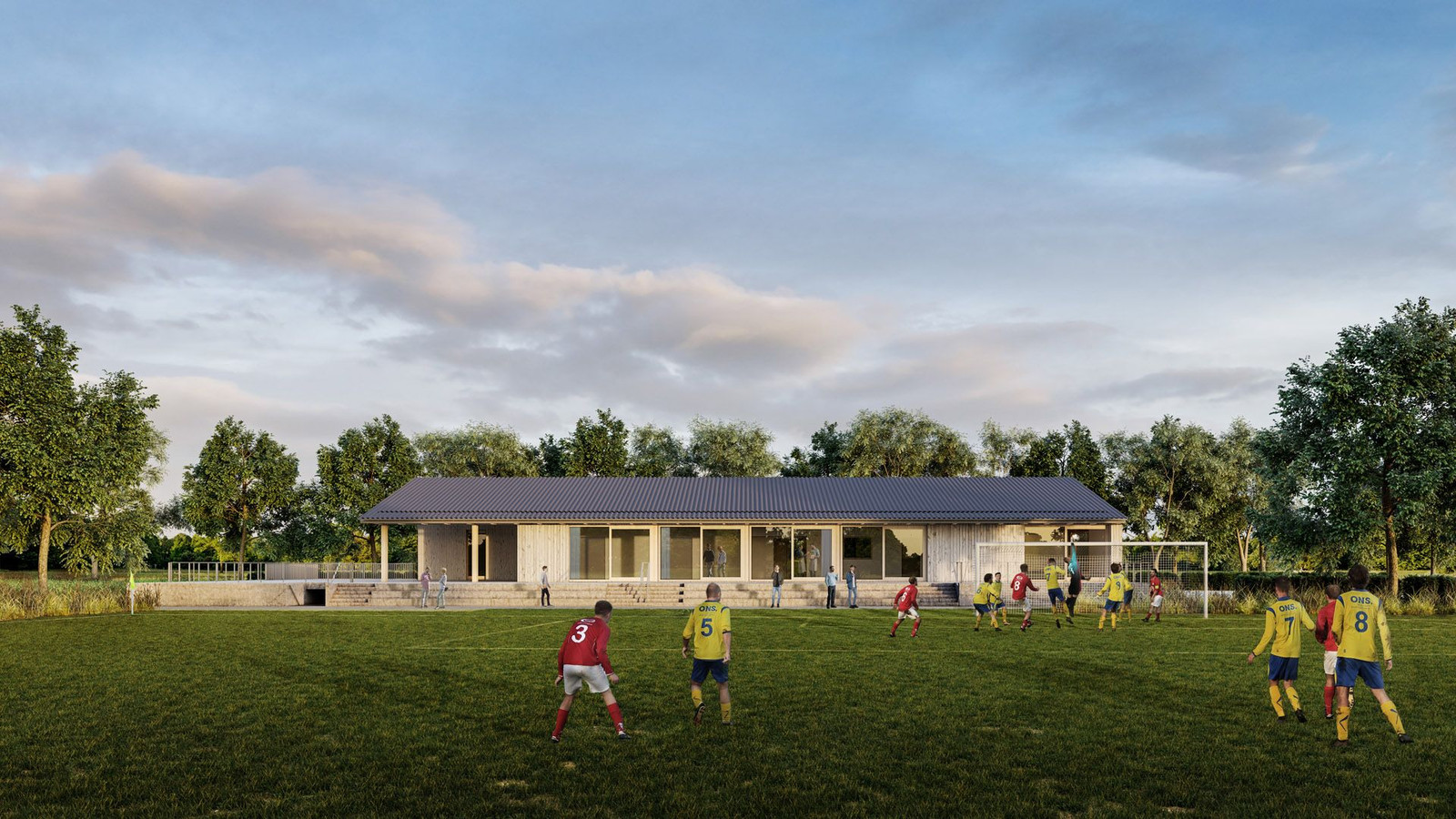 Voetballers EMM Randwijk gaan ondergronds Foto gelderlander.nl