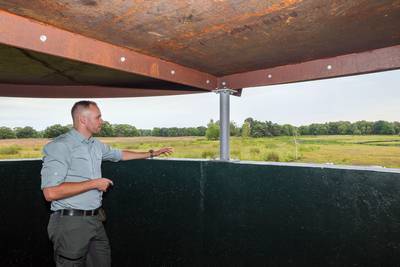 Zeldzame vogels spotten in nieuwe vogelkijkhut bij De Plaetse