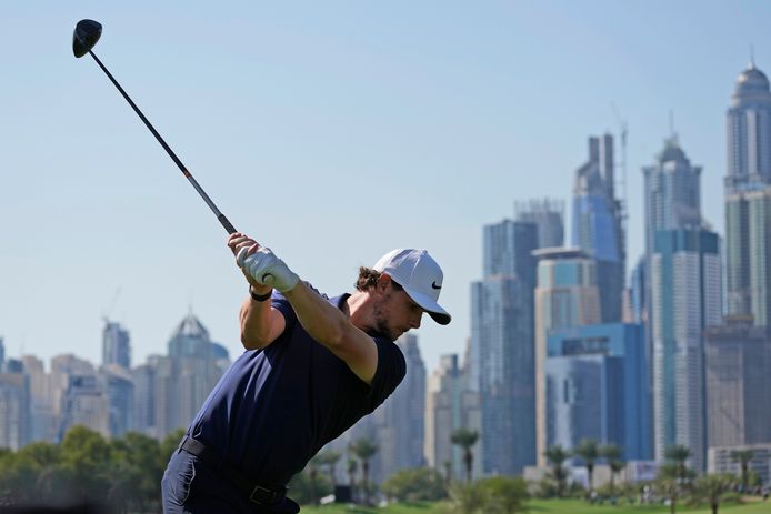 Thomas Peters at the Dubai Desert Classic.