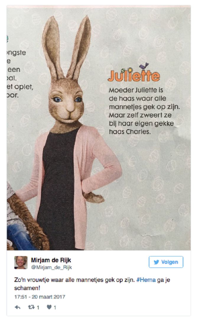 Pasen Vechter erotisch Hema opnieuw onder vuur om paascampagne | Binnenland | AD.nl
