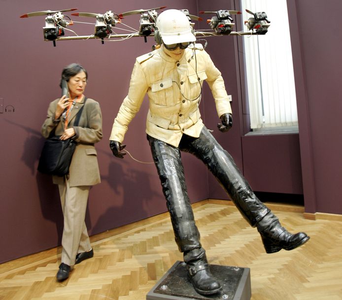 ‘Pepto Bismo’ van Panamerenko in de Koninklijke Musea voor Schone Kunsten van België in 2005.