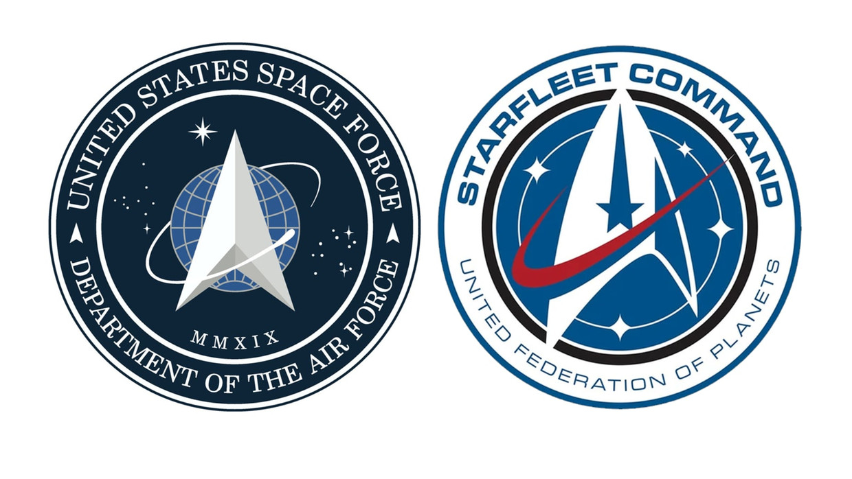Logo Angkatan Luar Angkasa AS yang baru tampak sangat mirip dengan Star Trek