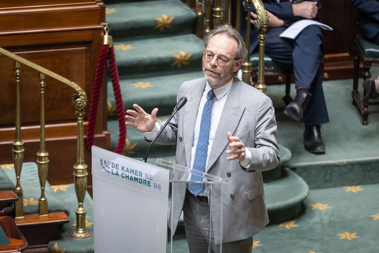 N-VA-fractieleider Peter De Roover. Beeld BELGA