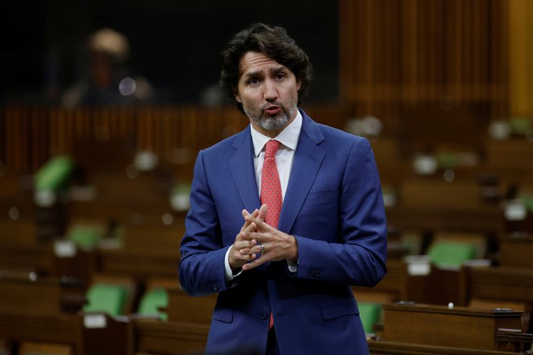 De Canadese premier Trudeau. Beeld Reuters, Blair Gable