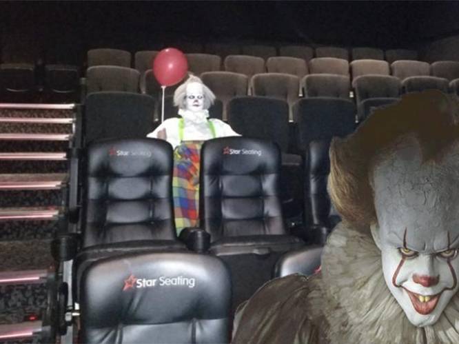 Mensen gaan als clowns naar 'It' kijken en dat is al even griezelig als de film