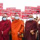 Boeddhistische monniken keren zich tegen militaire junta in Myanmar