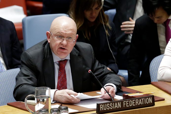 De ambassadeur van Moskou bij de VN, Vassily Nebenzia (foto), zei dat de bevindingen van een rapport eind januari, dat stelde dat Iran er niet in slaagde om de levering van Iraanse raketten aan Houthi-rebellen tegen te houden, "onbevestigde berichten" waren.