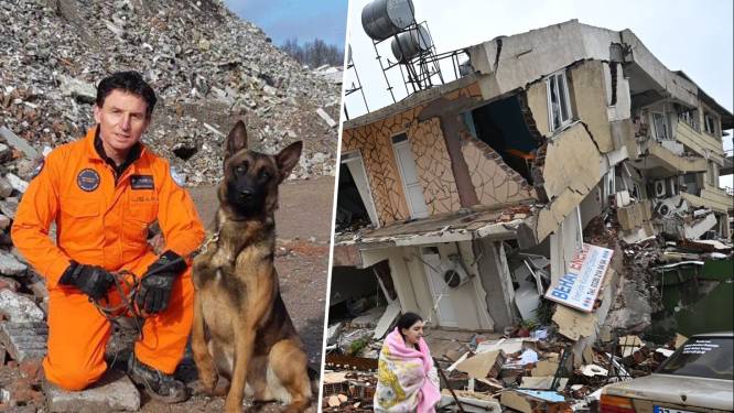 Leendert (61) en zijn hond gaan zoeken naar overlevenden in Turkije: ‘Het is nooit zonder gevaar’