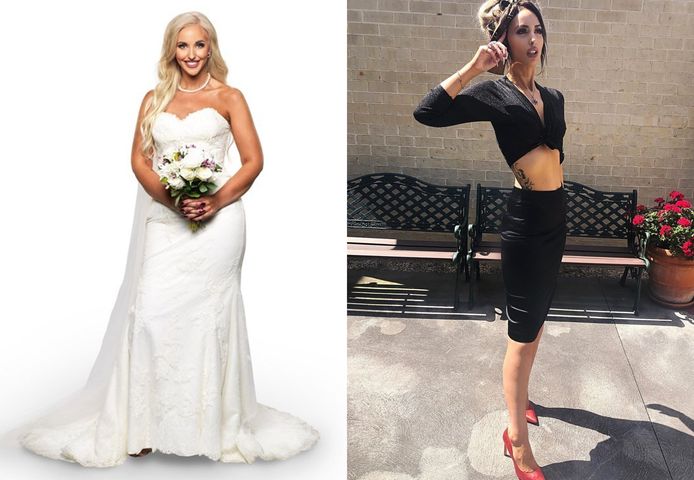 Elizabeth Sobinoff: voor en na haar deelname aan 'Blind Getrouwd Australië'.