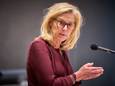 Sigrid Kaag, minister van Financiën (D66) tijdens een debat in de Tweede Kamer.