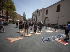 Hongerstaking en demonstratie tegen massatoerisme op Canarische Eilanden