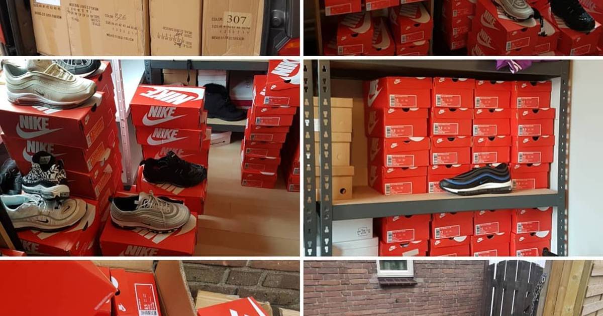 gepakt in Den Bosch: dozen neppe Nike-schoenen | Bosch, Vught | bd.nl