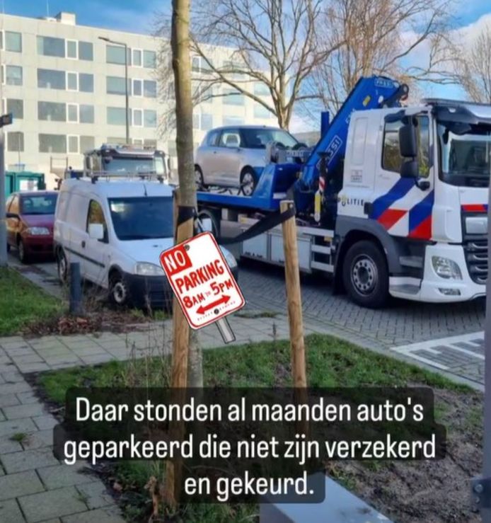 Onverzekerde auto’s zonder apk van garagebedrijf in RotterdamHoogvliet weggetakeld Rotterdam
