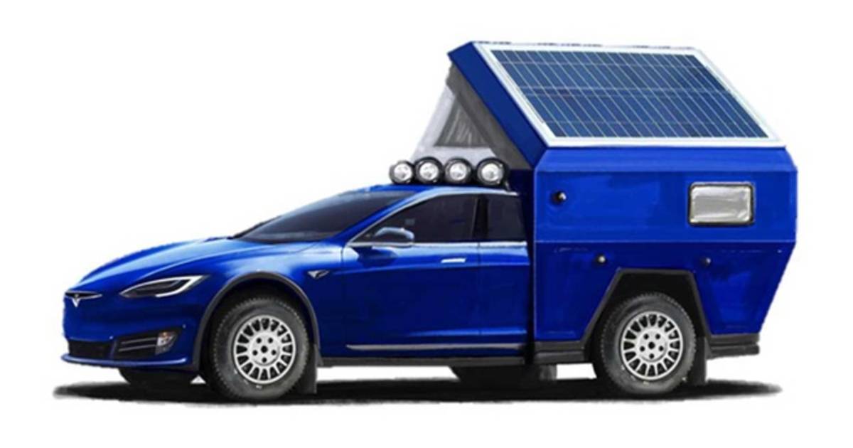Fonetiek Menselijk ras Mars Een Tesla als kampeerauto: deze Amerikaan heeft hem gebouwd | Auto | ed.nl