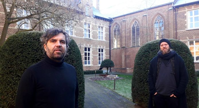 Ook de Herentalse kunstenaars Geert Verbist en Peter Snijder (r.) stellen hun werken tentoon tijdens WinterSTORM