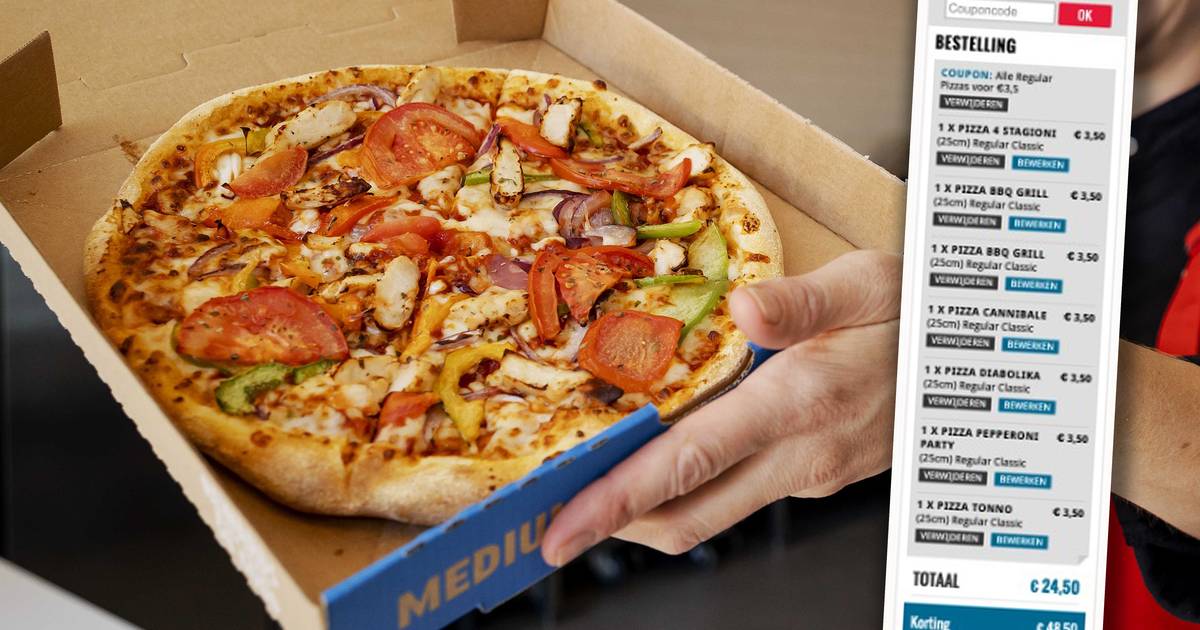 rukken maagd Kaal PROMOJAGERS SUPERTIP. Keten stunt: “Pizza kost nu maar 3,50 euro in plaats  van 13,50 euro” | Consument | hln.be