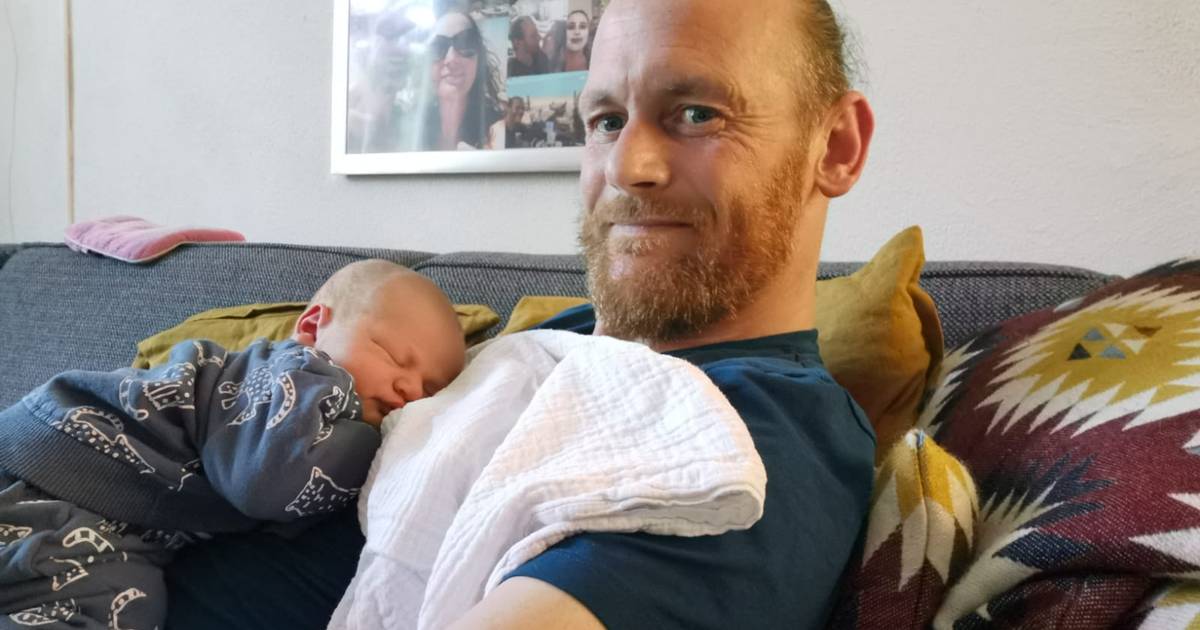Hij sliep op straat en was verslaafd aan drugs, nu is ‘caveman’ Patrick (46) vader: ‘Ik ben zo gelukkig’