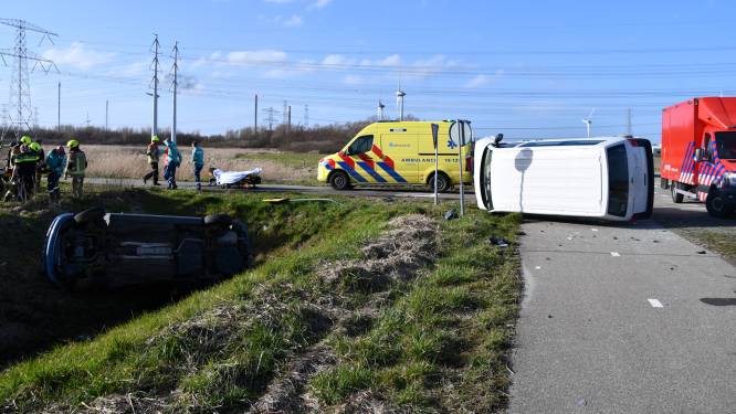 Vier gewonden bij ongeval op kruising Borssele