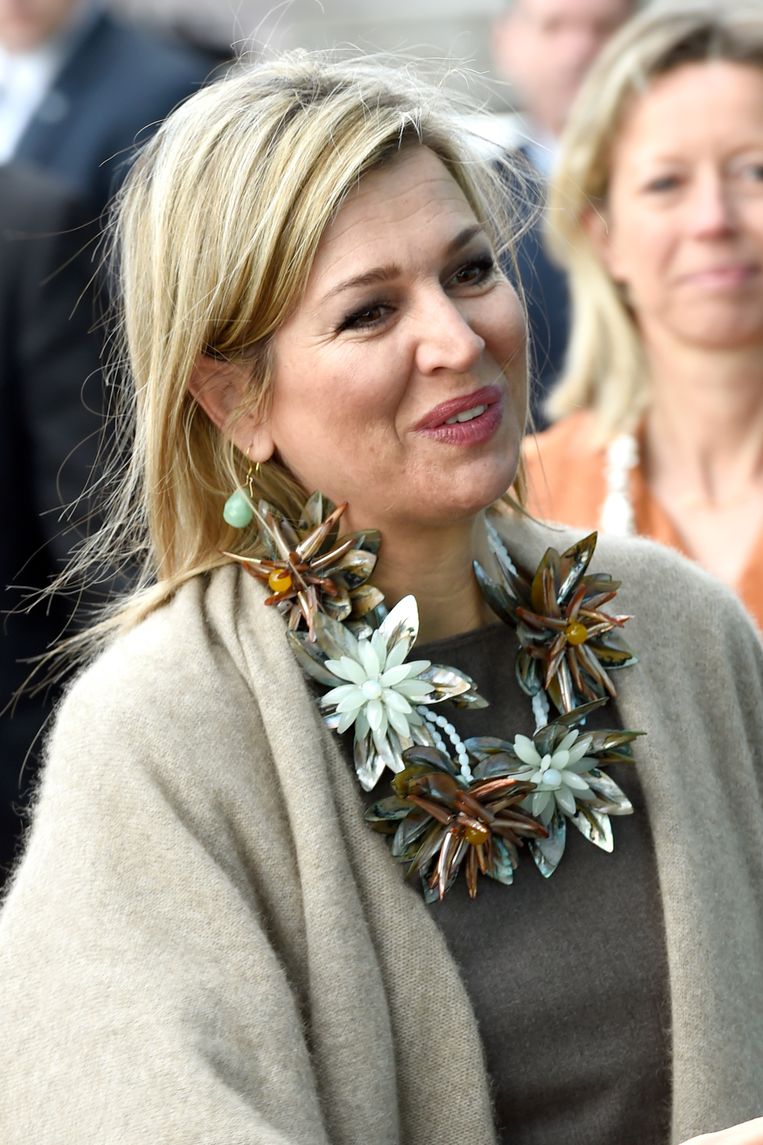Máxima bij het symposium 'Muziekeducatie doen we samen' in het Conservatorium van Amsterdam Beeld Brunopress/Patrick van Emst