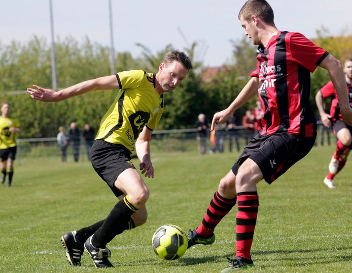 Archieffoto: Niels Hopmans pikt zijn goals nog steeds mee.