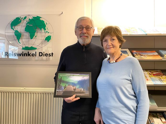 Diestenaar Jos Bruyninckx wint trip naar Lapland met spaaractie van Diest in Kerstlicht.