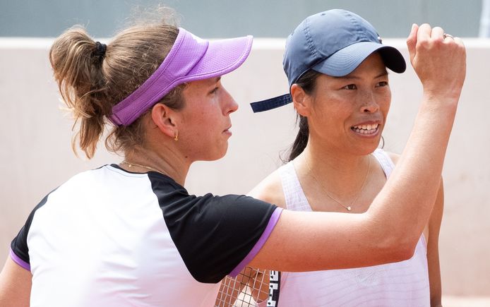 Elise Mertens et Hsieh Su-Wei.