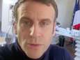 Besmette president Macron vertelt in filmpje hoe hij eraan toe is