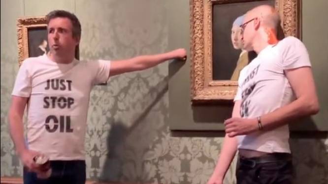 Activist bij Meisje met parel weigert supersnelrecht: ‘Schilderij bewust niet vernield, dit was demonstratie’