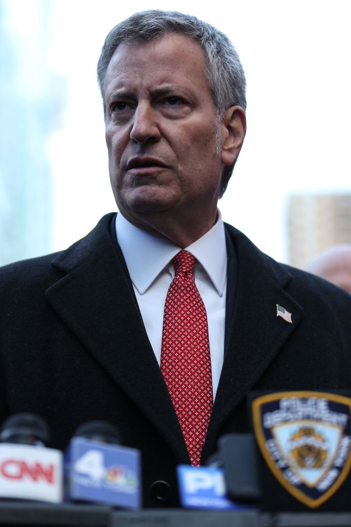 Bill De Blasio, burgemeester van New York.