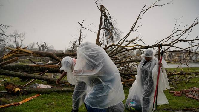 Na tornado zijn er mogelijks onweersbuien op komst voor regio Mississippi 