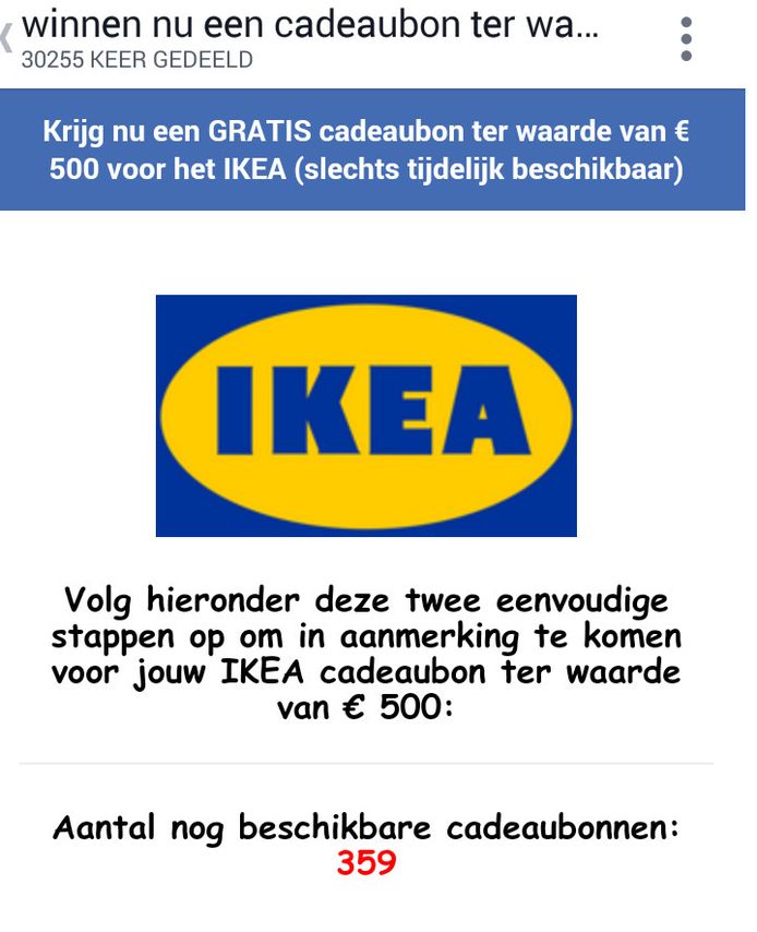 wees op je hoede voor valse cadeaubonnen consument hln be