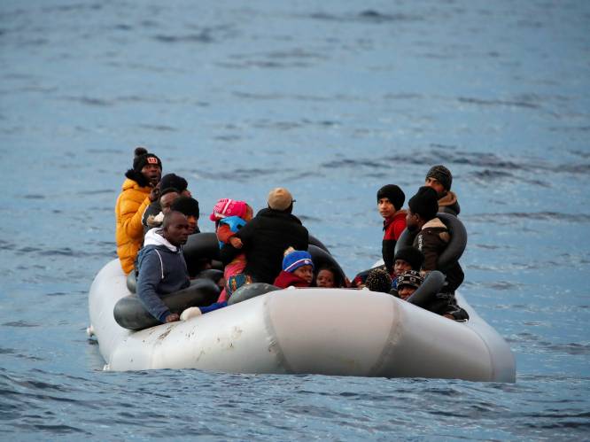 Migranten mogen van Erdogan niet langer Egeïsche Zee oversteken richting Griekse eilanden