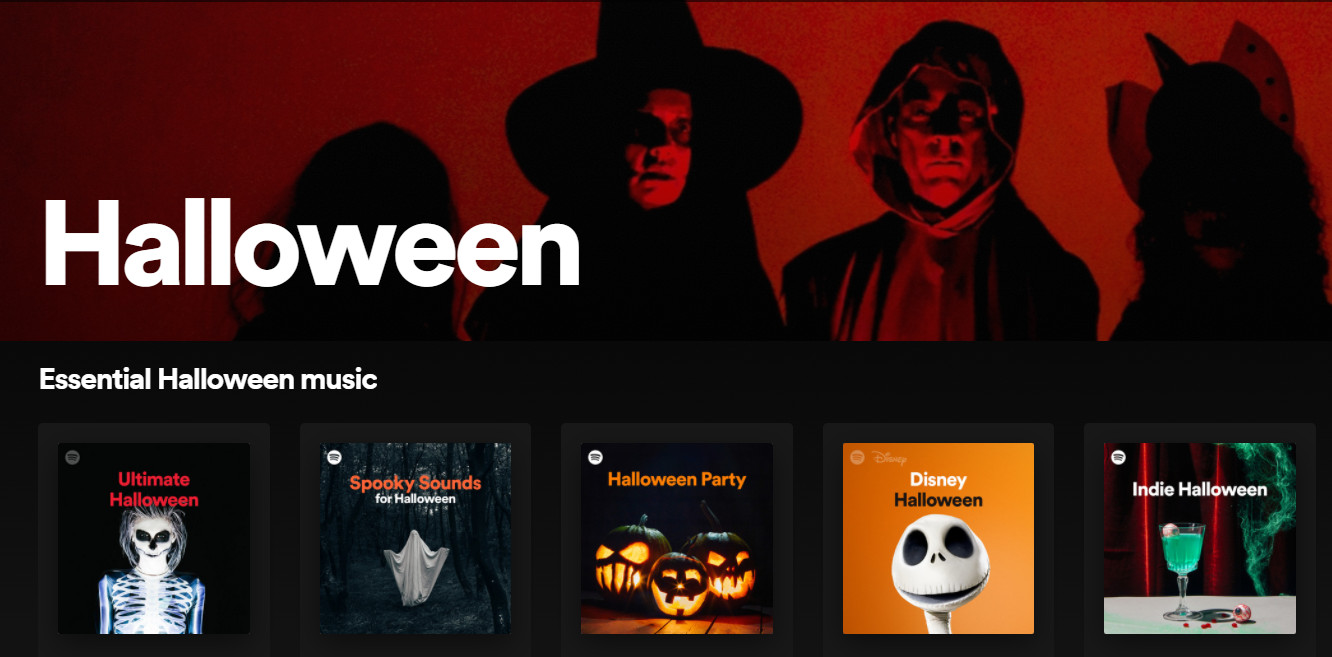 Halloween: la playlist de Spotify.