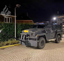 De bearcat, een pantservoertuig dat werd gebruikt bij de inval in Den Bosch.