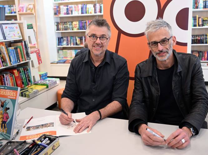 Cambré en Nix signeren nieuwe ‘Kiekeboes’ in Standaard Boekhandel in Leuven: “Fanny is anders, maar daarom niet minder mooi”