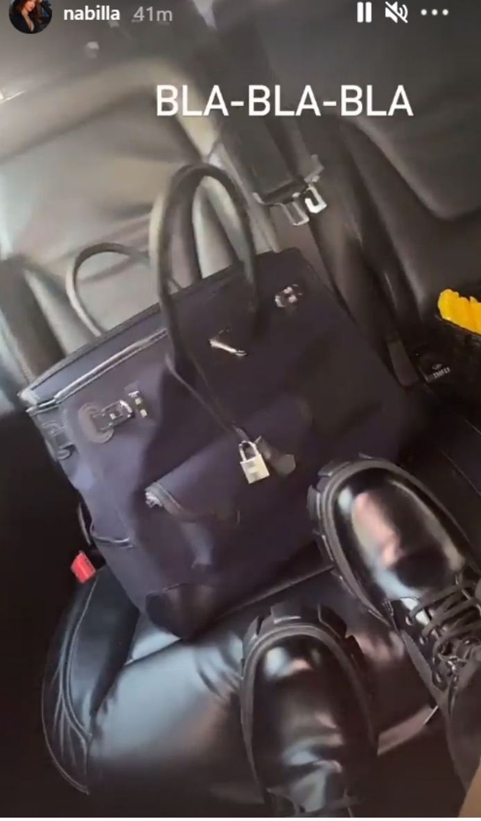 Le sac 2024 hermes de nabilla