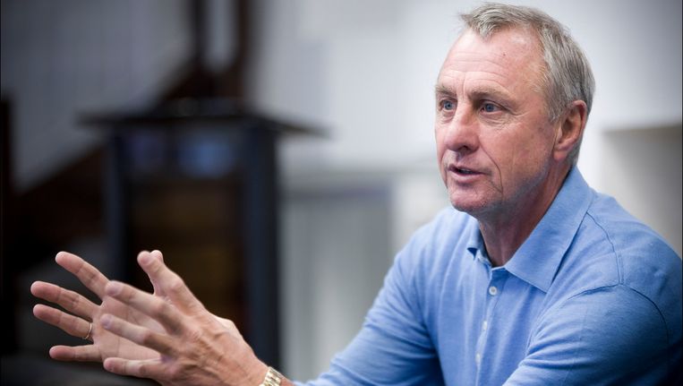 Johan Cruijff. Beeld Photo News
