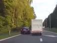 Dashcam filmt verkeersagressie in Diepenbeek: rijdt bestelwagen BMW van de baan?
