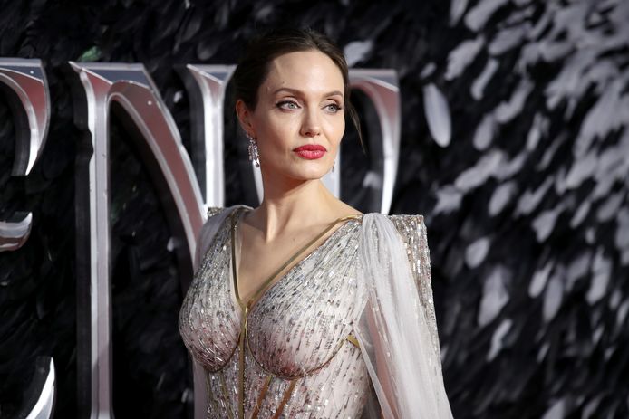 Angelina Jolie tijdens de premiere van 'Maleficent: Mistress of Evil' in 2019.