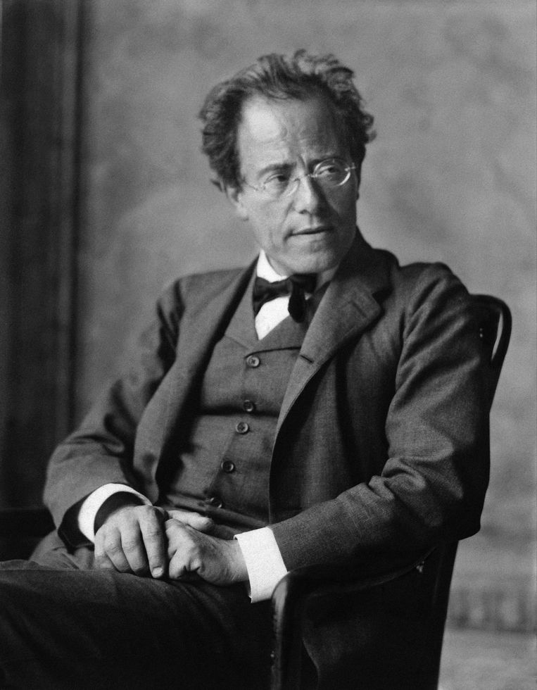 Portret van Gustav Mahler, gemaakt rond 1900. Beeld Getty Images