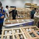 Egypte verhuist stapels sarcofagen en dodenmaskers Cairo uit