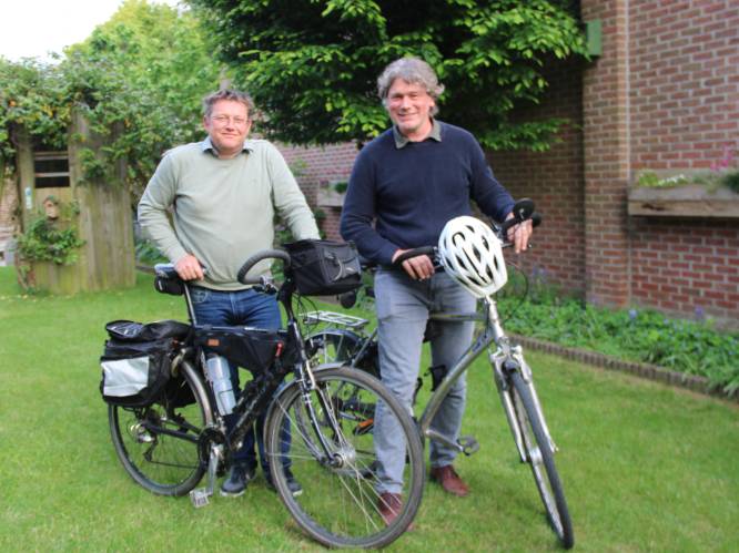 Vrienden Lieven en Frederik zamelen met fietstocht naar Santiago de Compostella geld voor het goede doel in: “Artsen hebben ooit mijn dochter gered, nu wil ik iets voor hen terug doen”