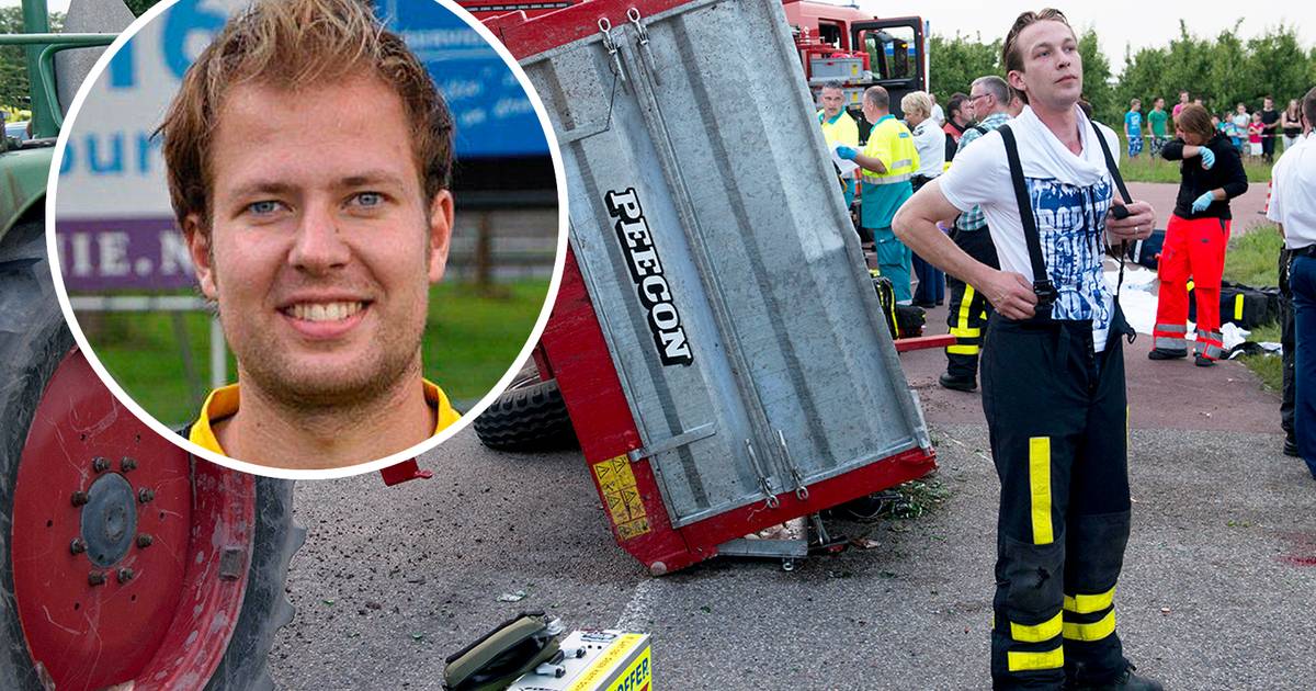 Roderik viert heerlijk voetbalfeest, maar ineens wordt alles zwart ‘Het bot stak zó mijn arm