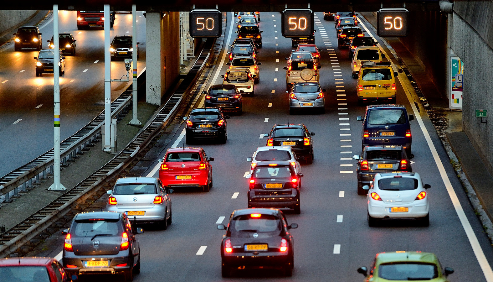 Wegwerk aan de A12 zorgde voor extra files in de ochtendspits (foto ter illustratie).